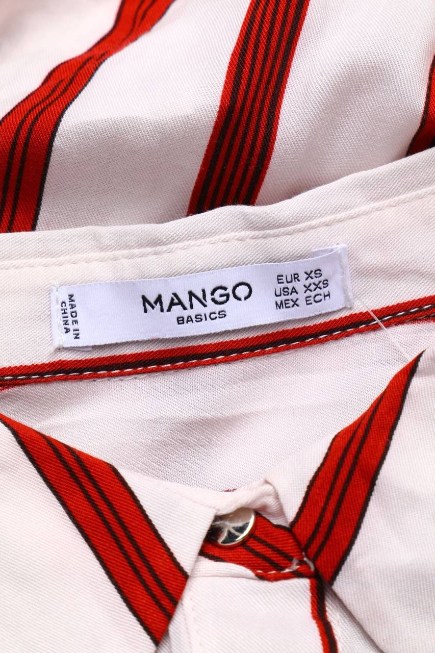 Carou MANGO Oversize-Bluse Mit Streifen