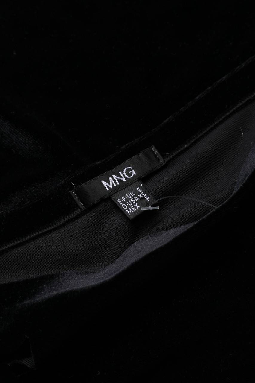 Carou MANGO Samt-Longsleeve-Shirt Mit Cut-outs