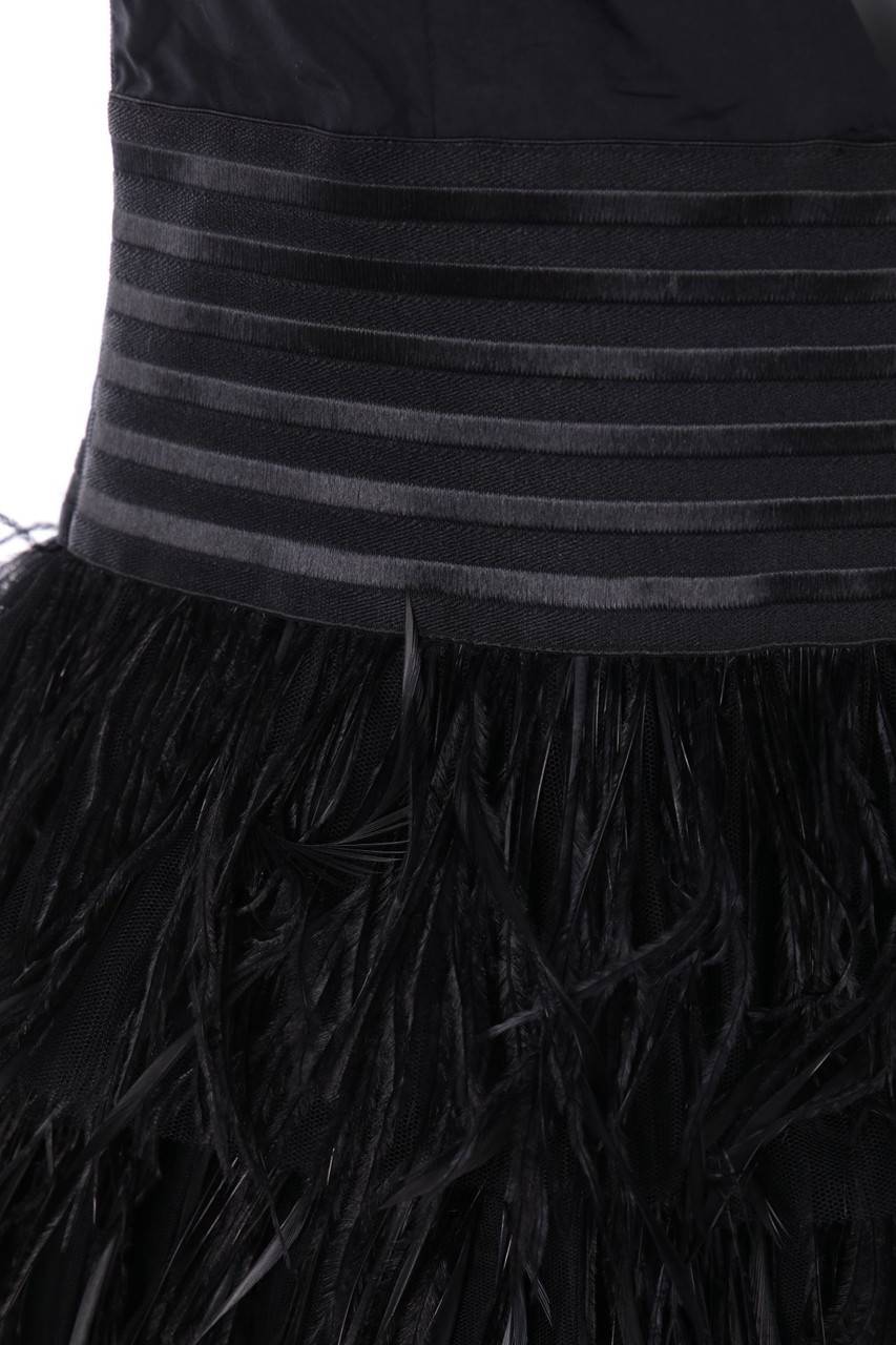 Carou MANGO SUIT Abendkleid Mit Federn