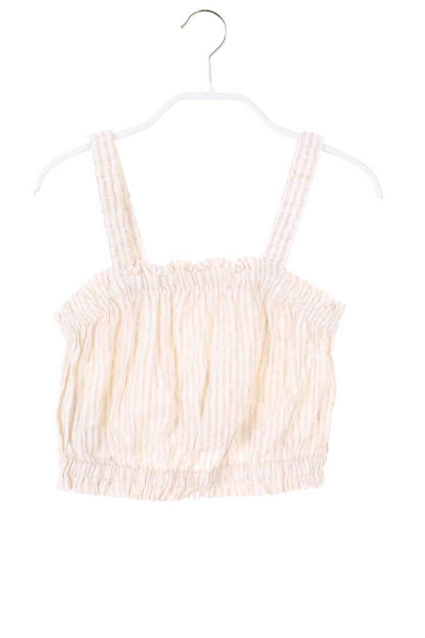 Carou MANGO Top aus Leinen-Mix mit Streifen