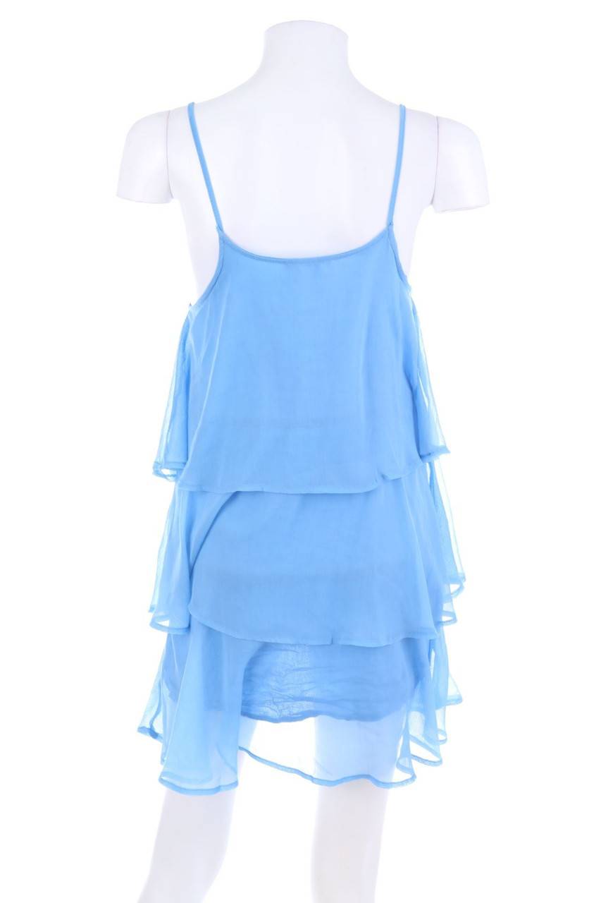 Carou MANGO Volants-Kleid Aus Crêpe