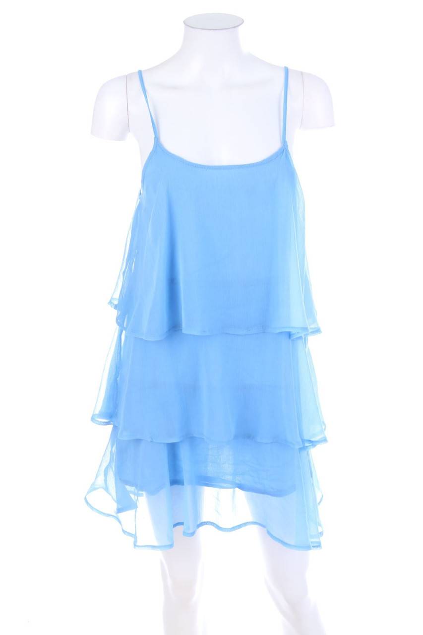 Carou MANGO Volants-Kleid aus Crêpe