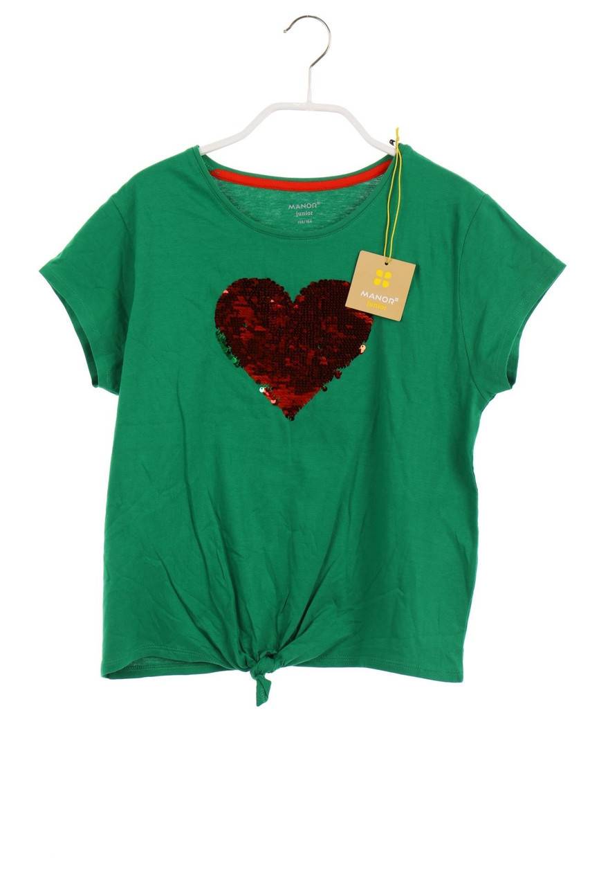 Carou MANOR Junior T-Shirt Mit Wende-Pailletten