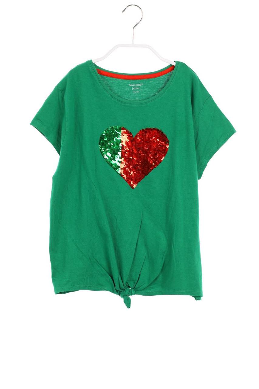 Carou MANOR junior T-Shirt mit Wende-Pailletten