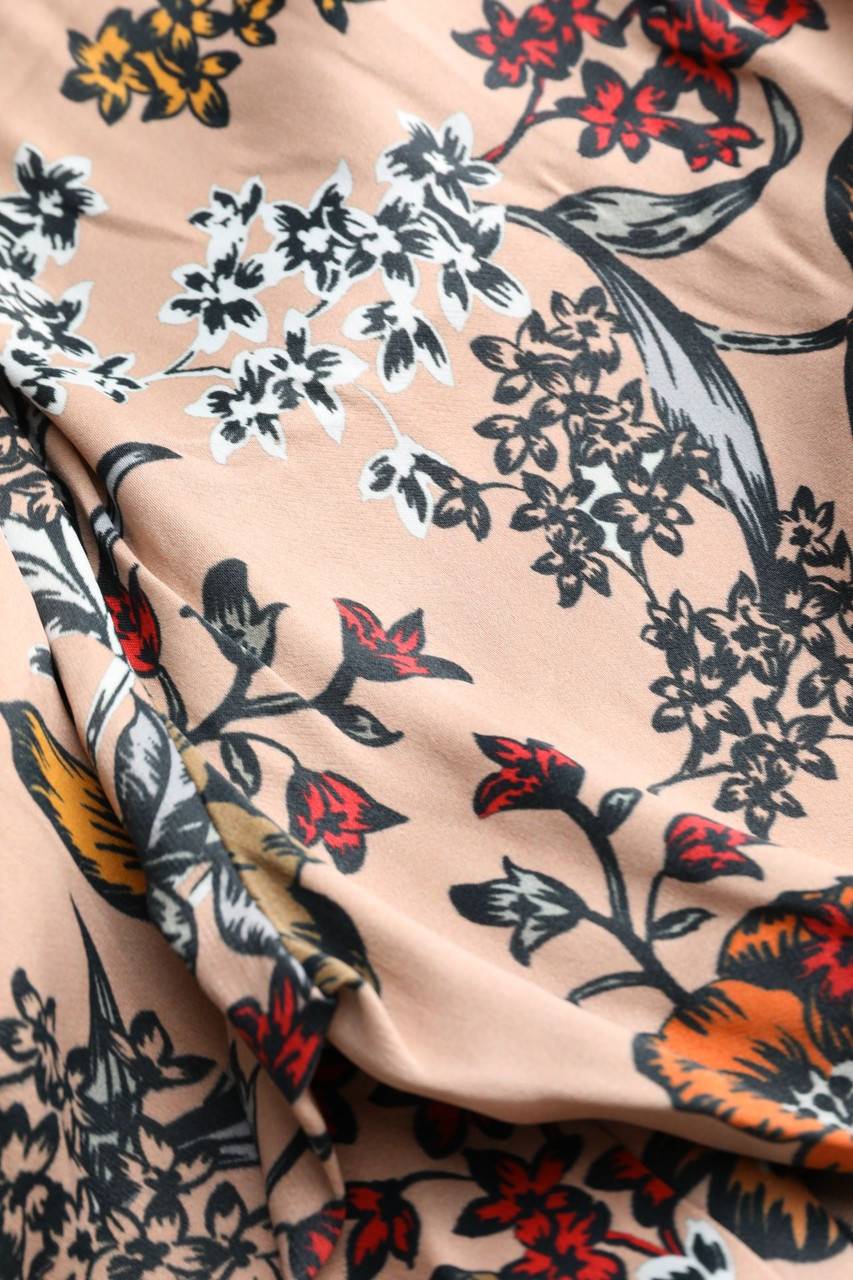 Carou MARC AUREL Jogger-Hose Mit Blumen-Print