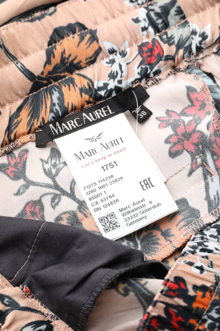 Carou MARC AUREL Jogger-Hose Mit Blumen-Print