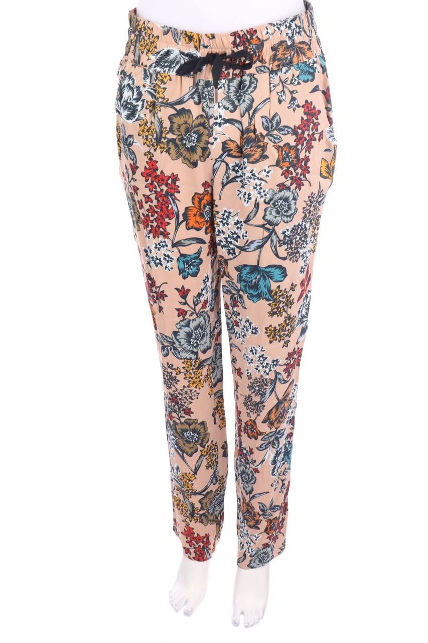 Carou MARC AUREL Jogger-Hose mit Blumen-Print