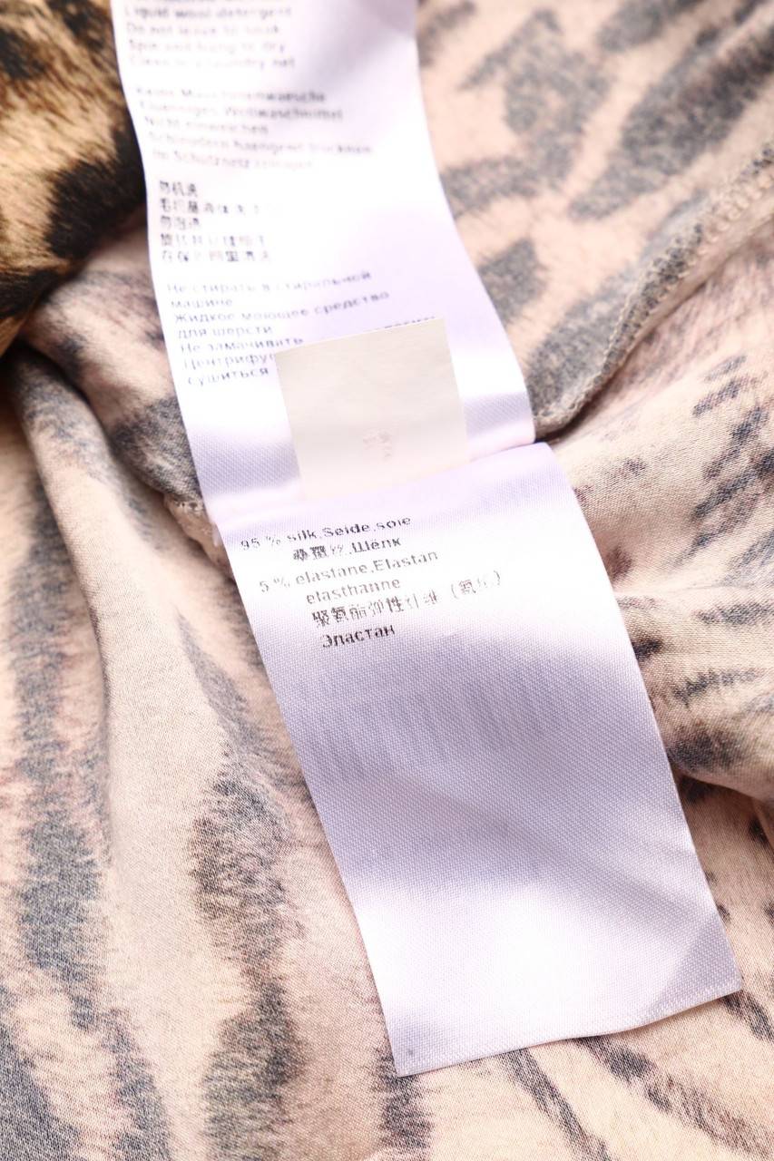 Carou MARC CAIN Kurzarm-Bluse Mit Leo-Print