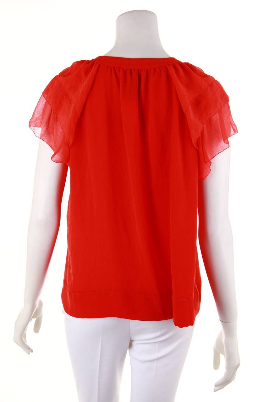 Carou MARC CAIN Kurzarm-Bluse Mit Quasten