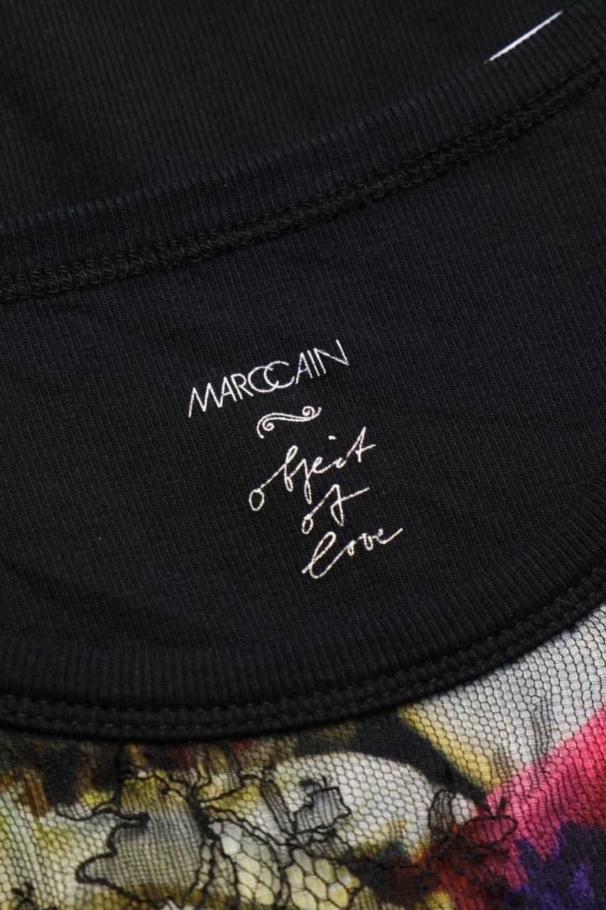 Carou MARC CAIN Print-Top Mit Spitze