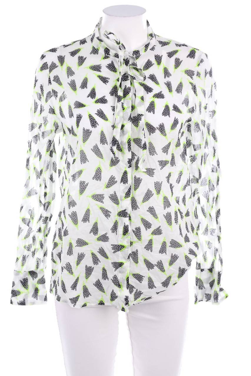Carou MARC CAIN Schluppen-Bluse mit Print