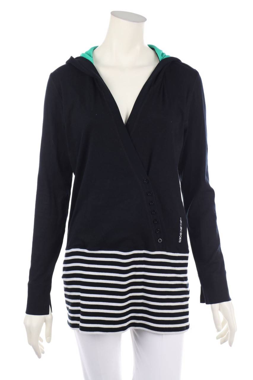 Carou MARC CAIN SPORTS Kapuzen-Shirt mit Streifen