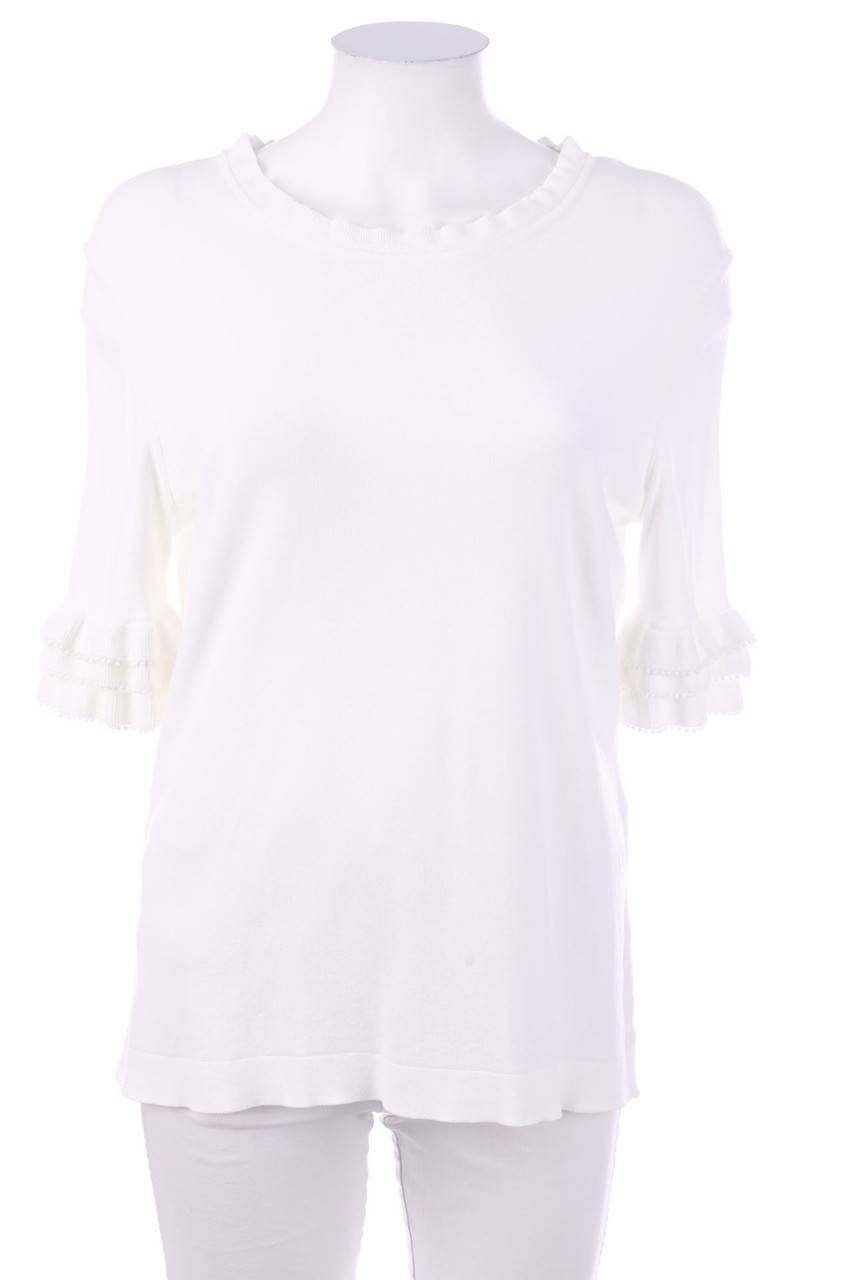 Carou MARC CAIN Strick-Pullover mit Volants