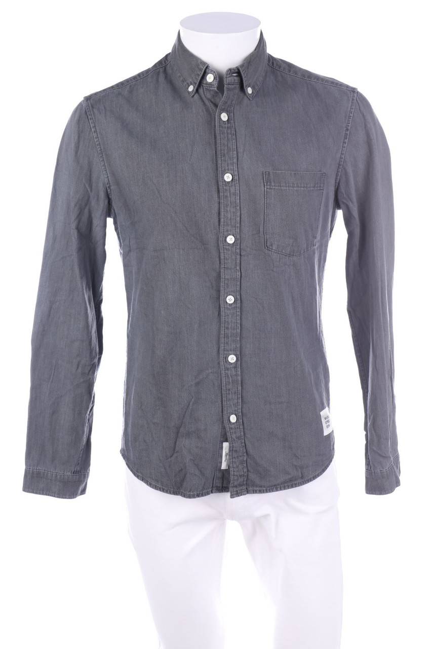 Carou Marc O´Polo DENIM Jeans-Hemd mit Logo-Badge