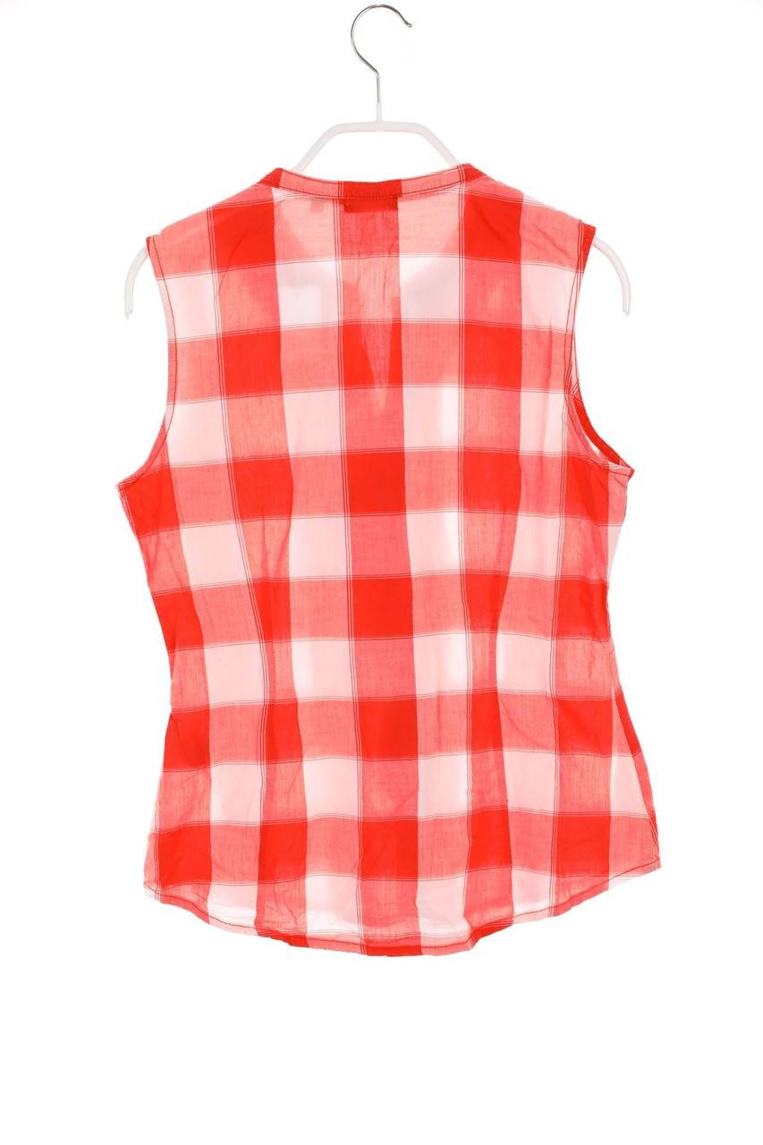 Carou Marc O´Polo Karo-Bluse Mit Rüschen
