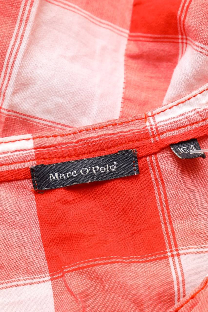 Carou Marc O´Polo Karo-Bluse Mit Rüschen