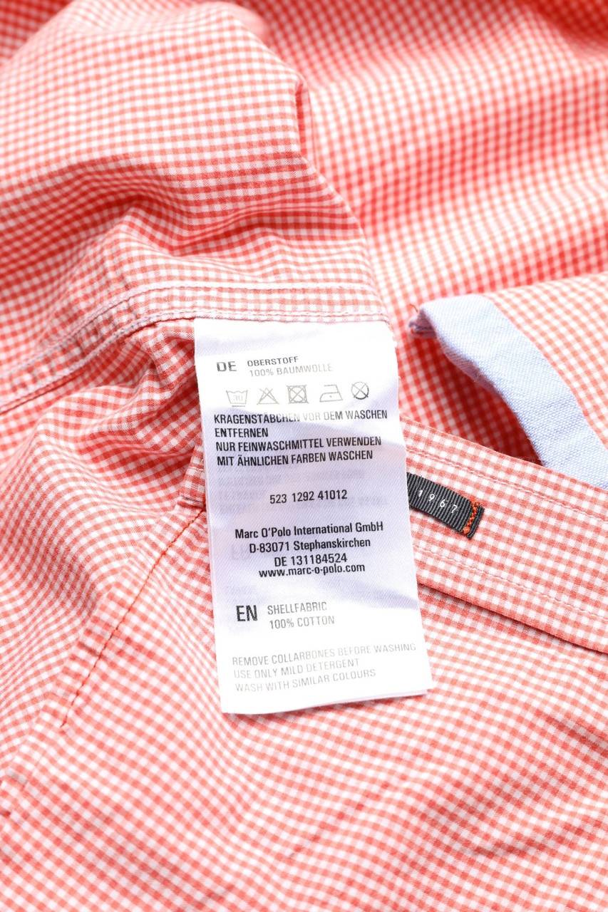 Carou Marc O´Polo Kurzarm-Hemd Mit Karo-Muster