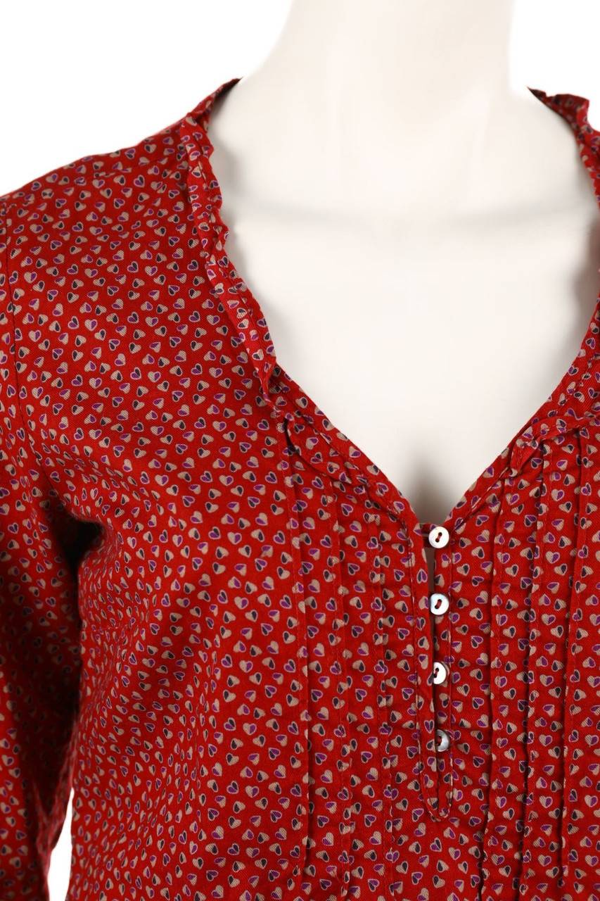 Carou Marc O´Polo Tunika-Bluse Mit Rüschen