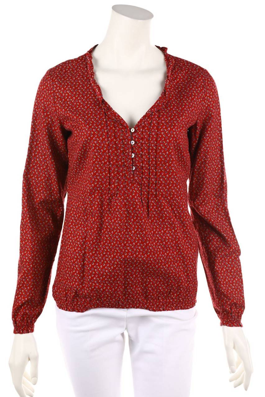 Carou Marc O´Polo Tunika-Bluse mit Rüschen