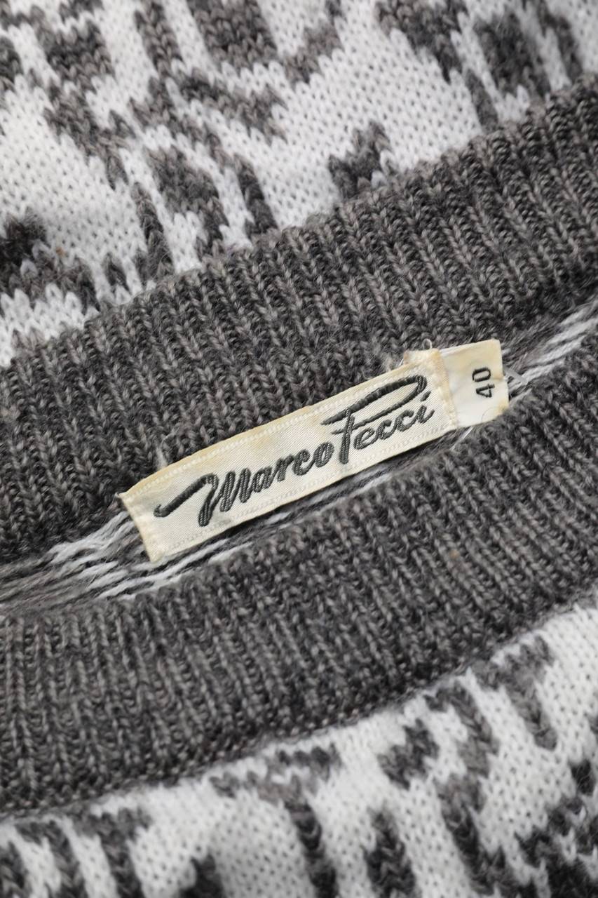 Carou MARCO PECCI Vintage-Pullover Mit Wolle