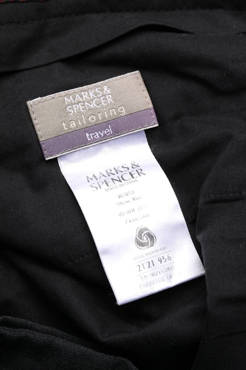 Carou MARKS & SPENCER Bundfalten-Hose Aus Woll-Mix