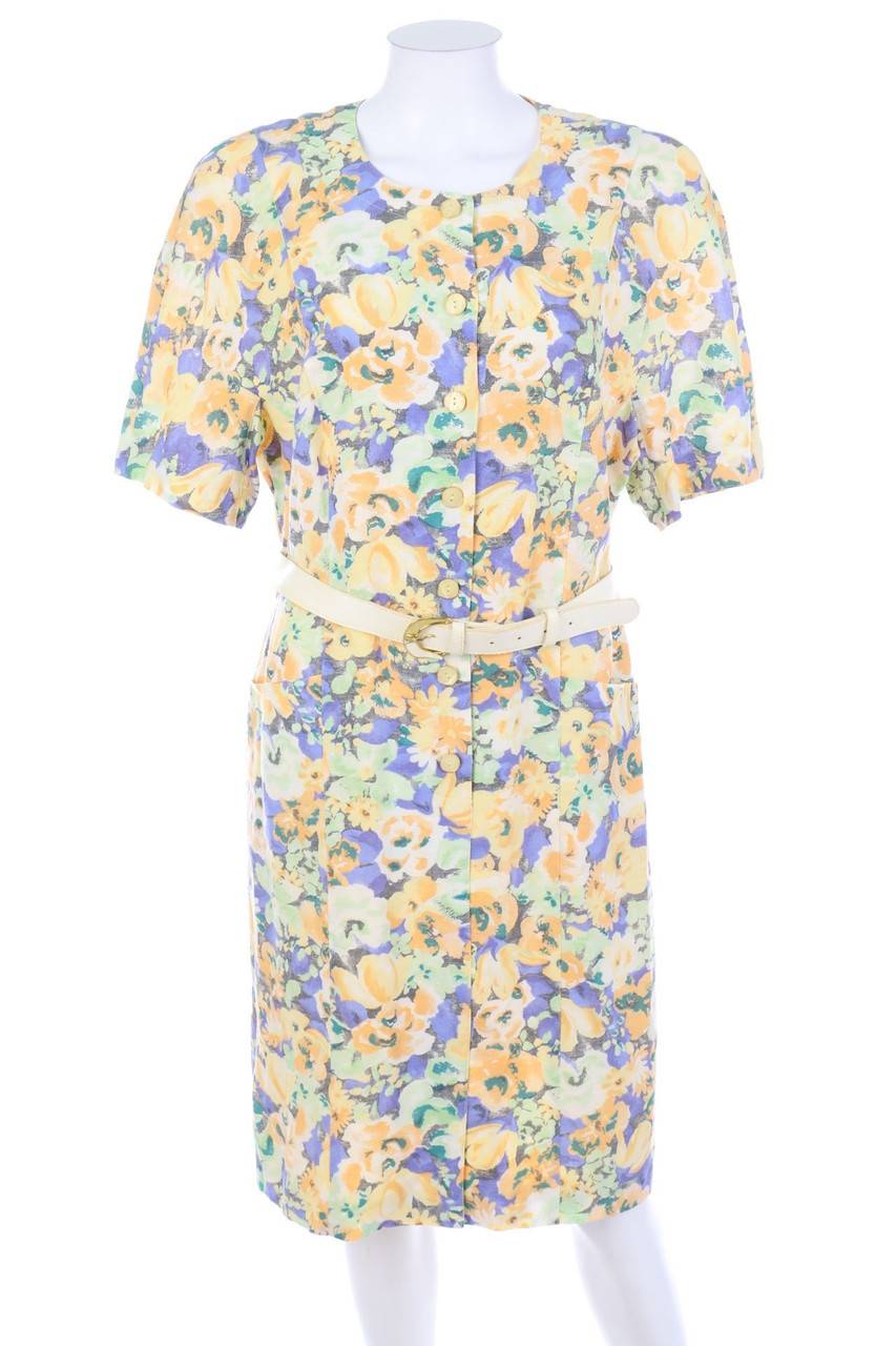 Carou MARKWALD Midikleid mit Blumen-Print