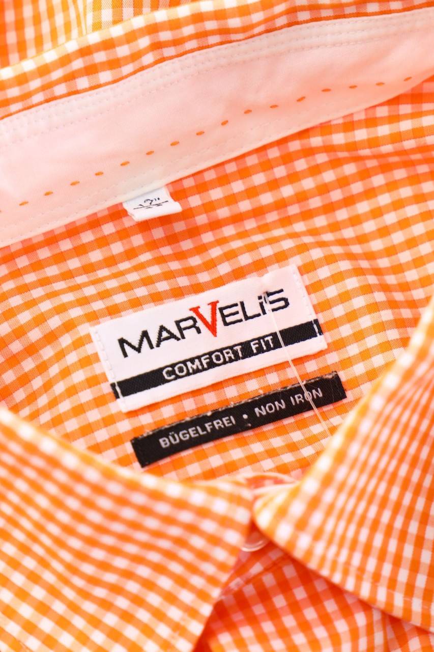 Carou MARVELIS Kurzarm-Hemd Mit Button-down-Kragen