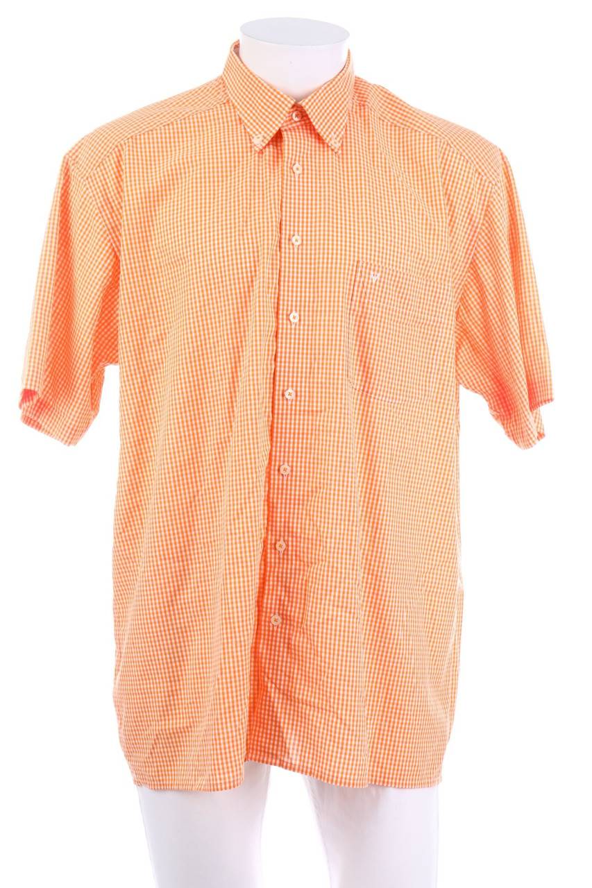 Carou MARVELIS Kurzarm-Hemd mit Button-down-Kragen