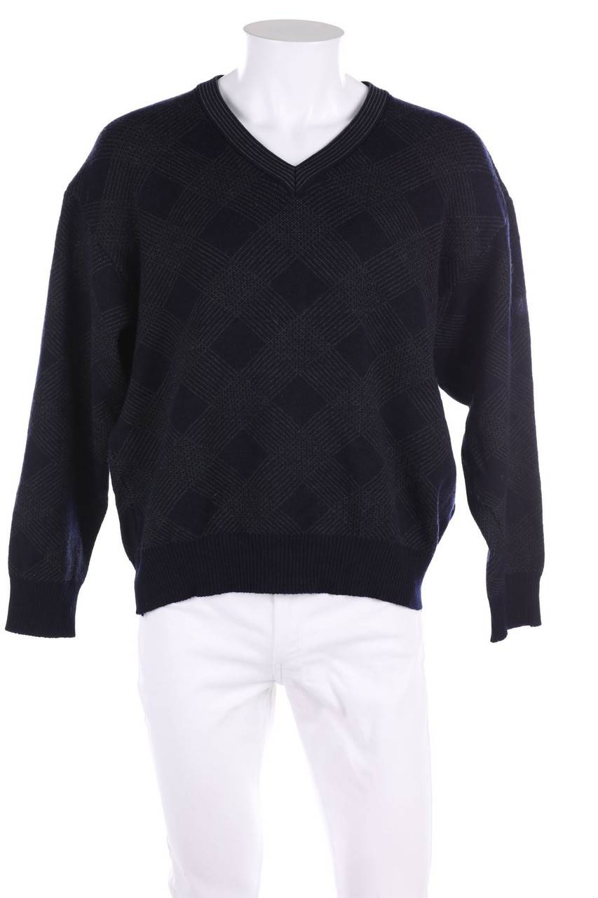 Carou MÄRZ V-Neck-Pullover aus reiner Schurwolle