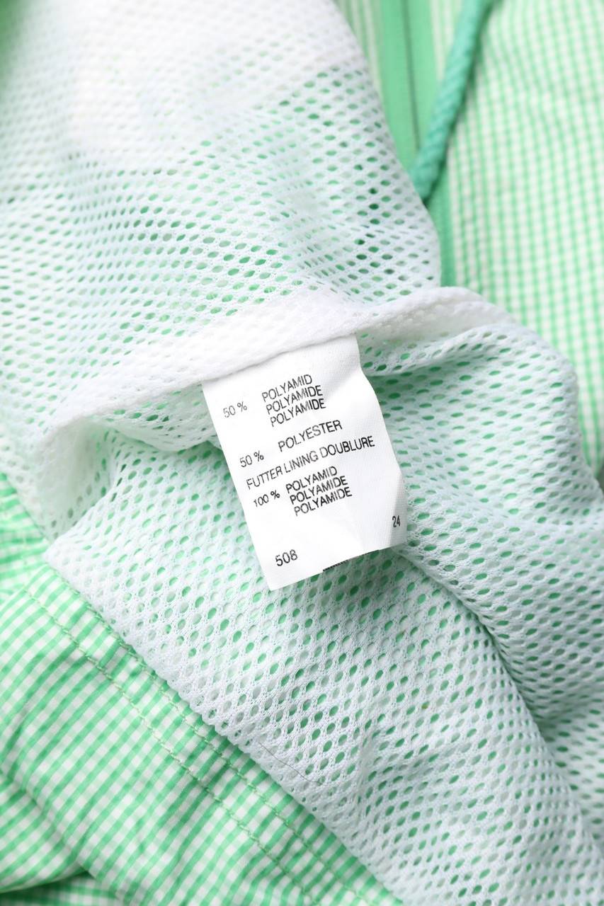 Carou Mäser Karo-Regen-Jacke Mit Logo-Stickerei