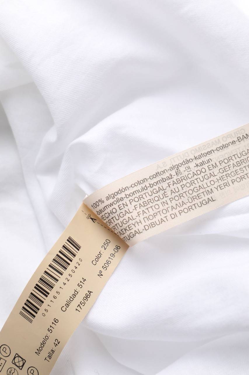 Carou Massimo Dutti Clean Chic-Bluse Aus Baumwolle