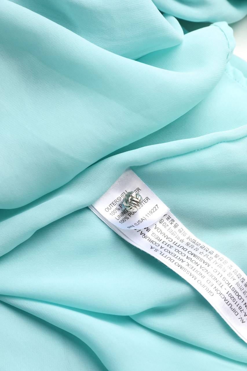 Carou Massimo Dutti Maxi-Abendkleid Mit Raffungen