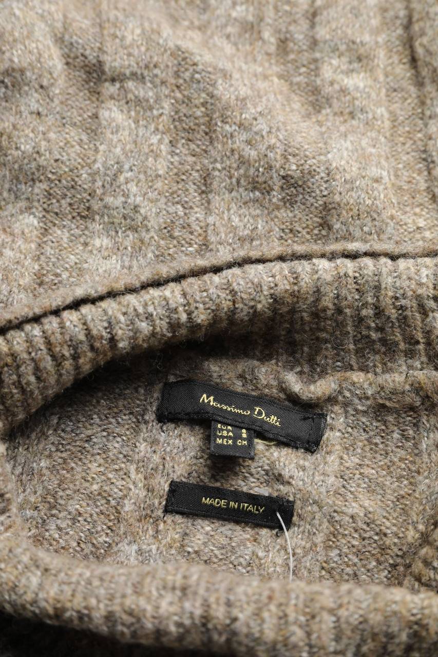 Carou Massimo Dutti Strickkleid Mit Wolle