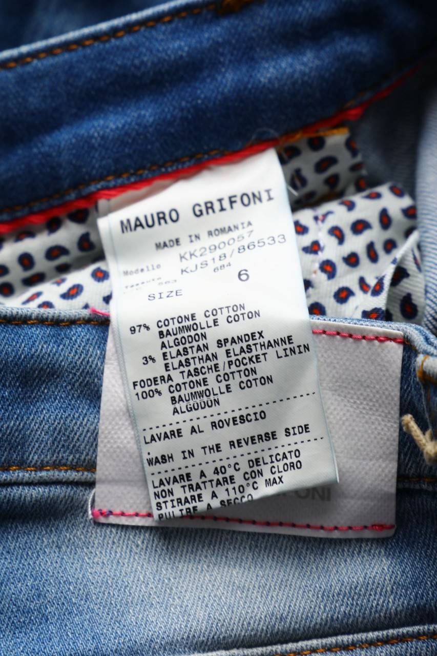 Carou MAURO GRIFONI Used Look-Jeans