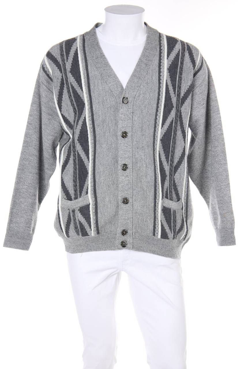 Carou MAX FERRE Vintage-Muster-Cardigan