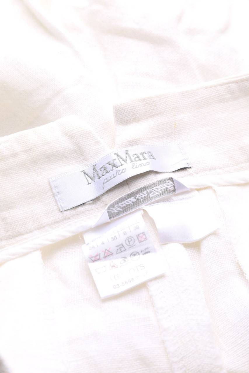 Carou Max Mara Bermuda-Shorts Aus Leinen