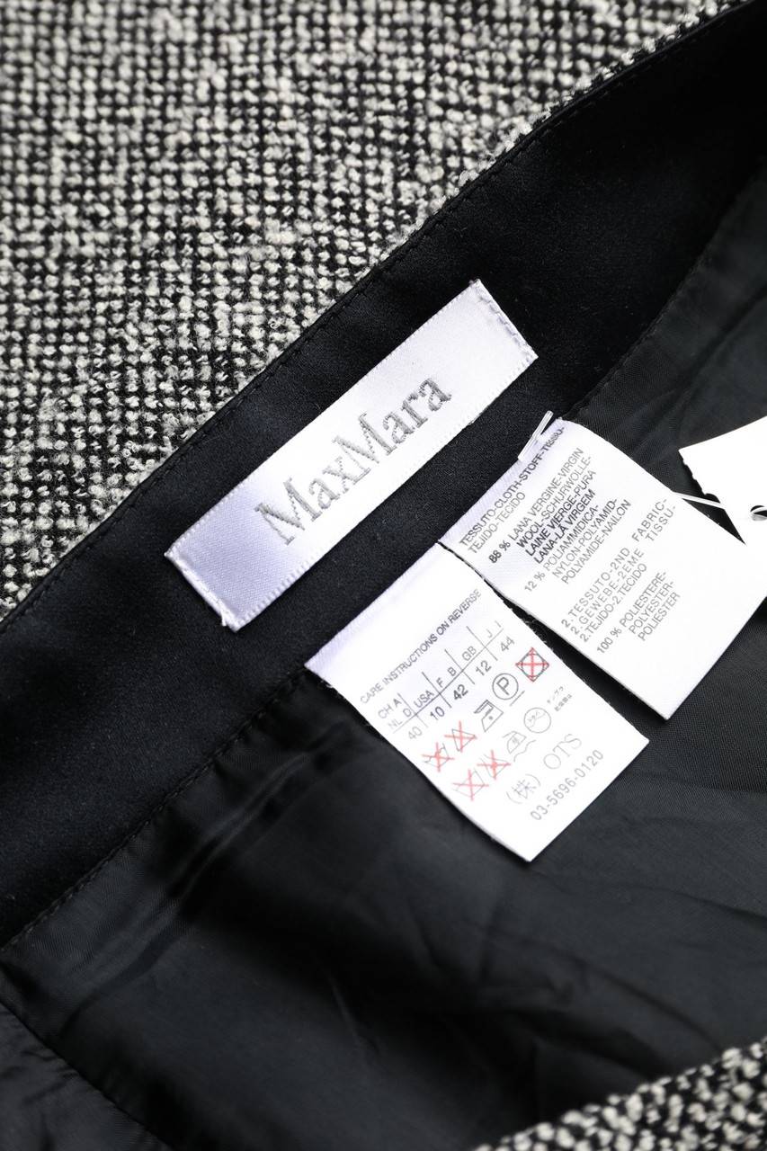 Carou Max Mara Bleistift-Rock Aus Schurwoll-Mix