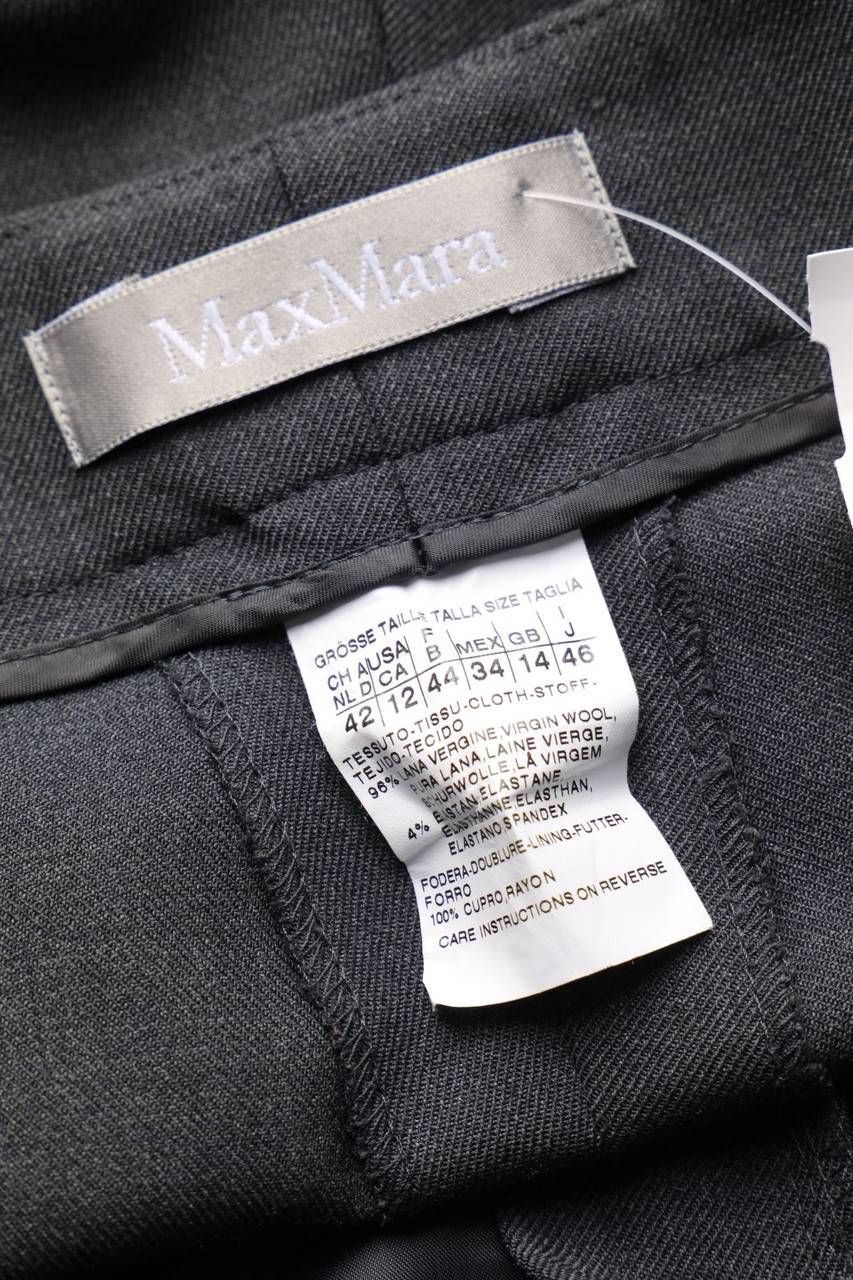 Carou Max Mara Hose Aus Schurwolle Mit Stretch