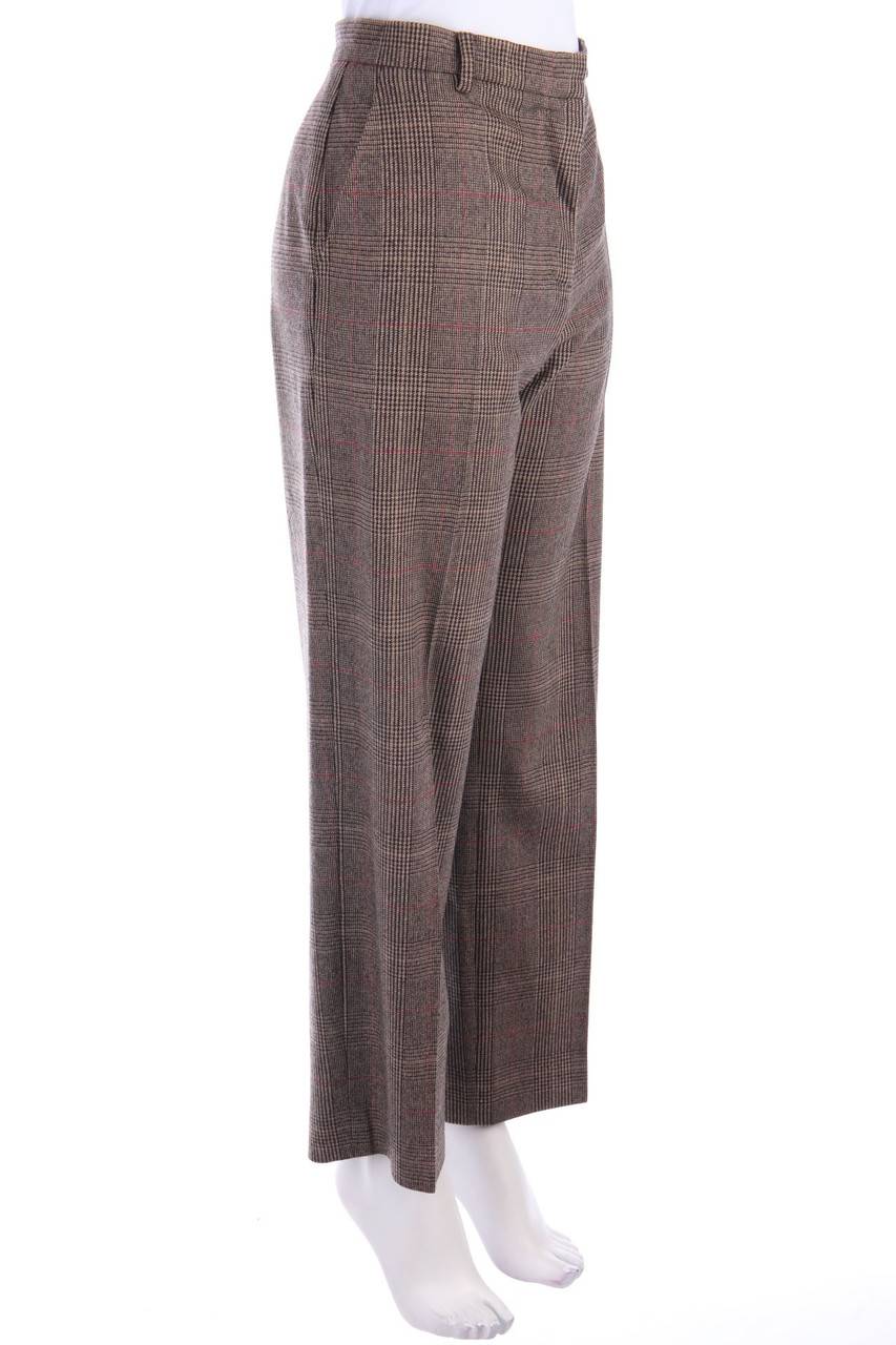 Carou Max Mara Hose Mit Karo-Muster