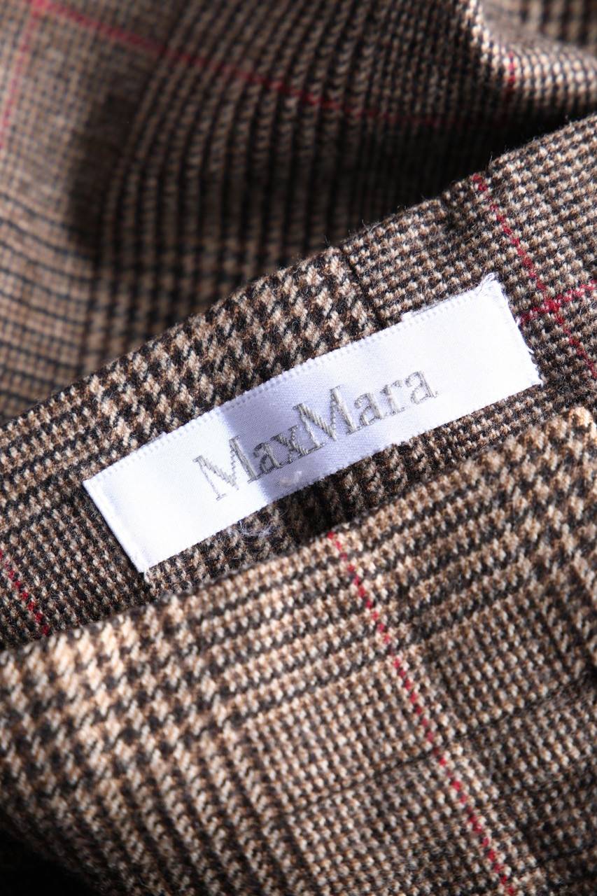 Carou Max Mara Hose Mit Karo-Muster
