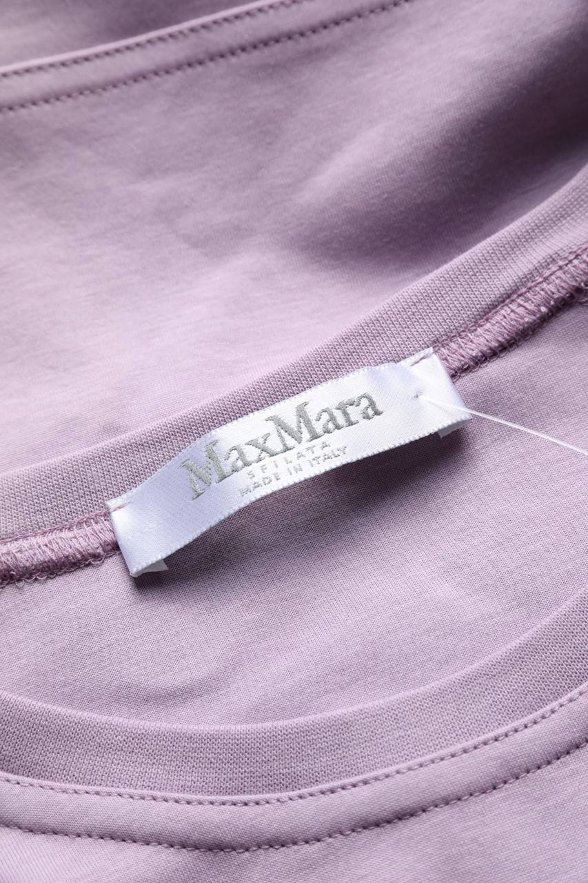 Carou Max Mara Kurzarm-Shirt Mit Riegeln