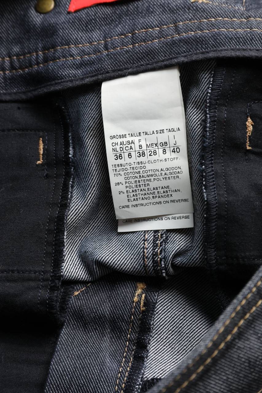 Carou Max Mara STUDIO Jeansrock Mit Logo-Stickerei