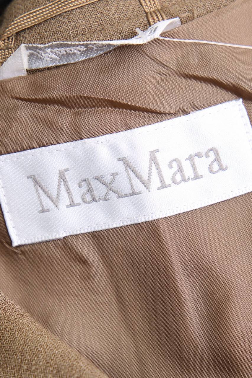 Carou Max Mara Vintage-Zweireiher-Kostüm Mit Wolle