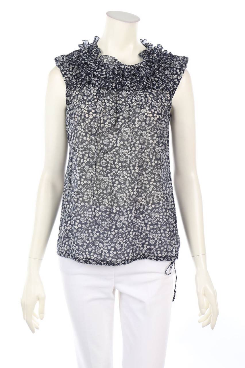 Carou Max Mara WEEKEND Blusentop mit Rüschen