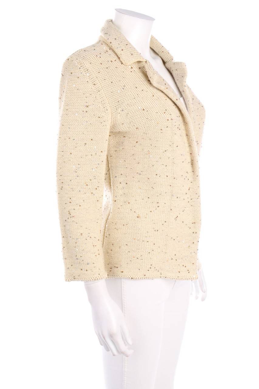 Carou Max Mara WEEKEND Cardigan Mit Pailletten