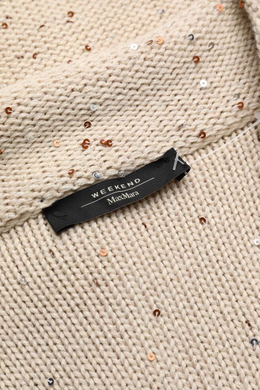 Carou Max Mara WEEKEND Cardigan Mit Pailletten