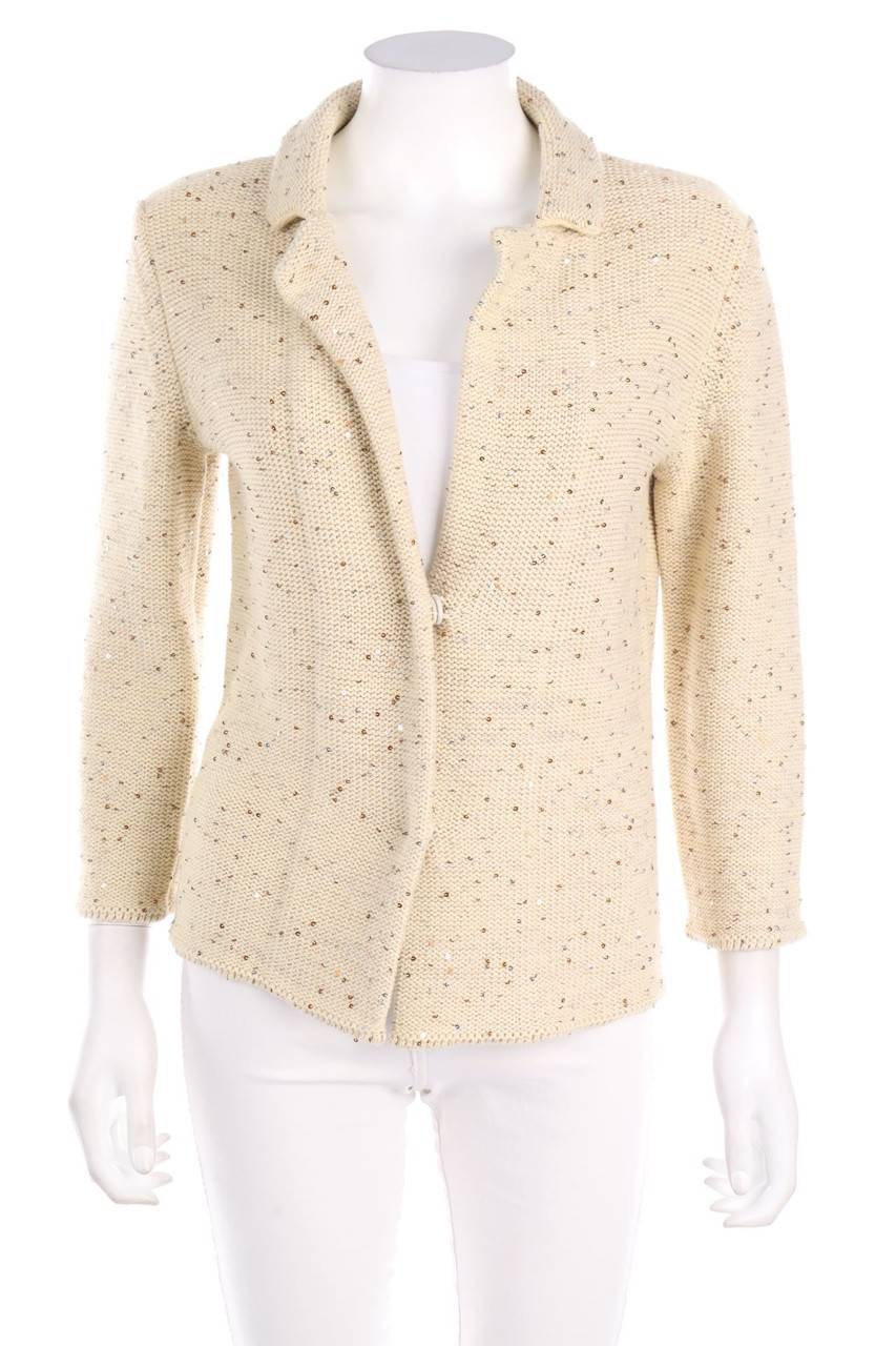 Carou Max Mara WEEKEND Cardigan mit Pailletten