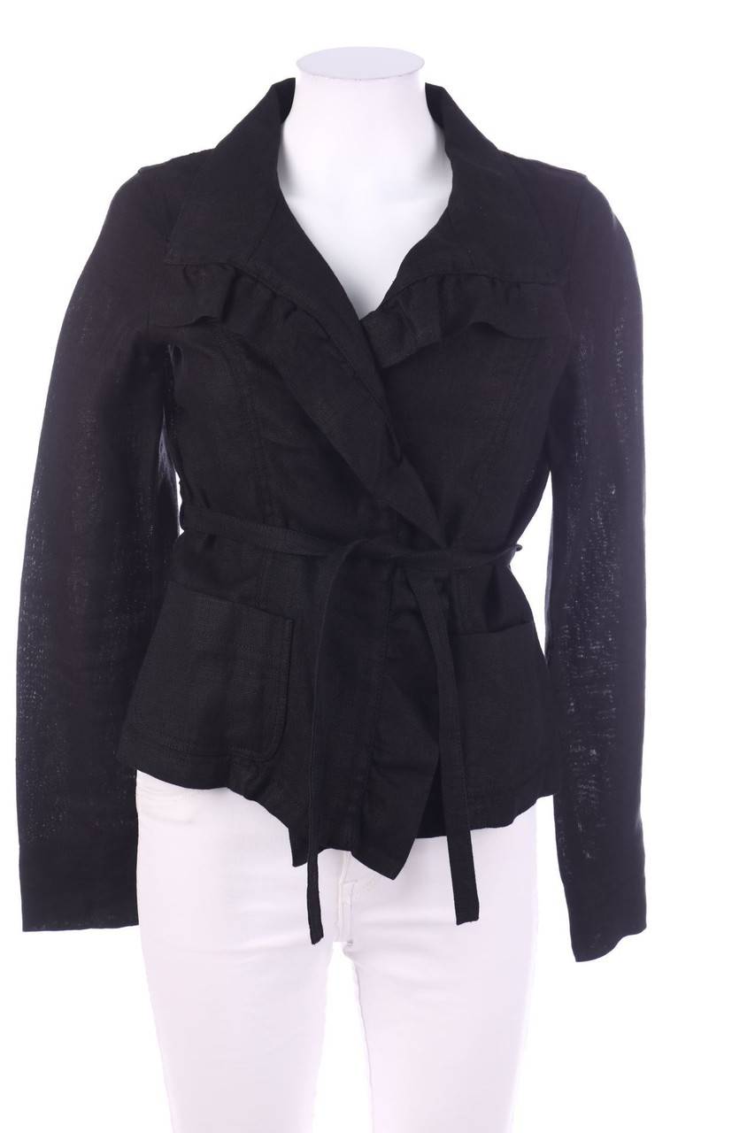 Carou Max Mara WEEKEND Leinen-Blazer mit Rüschen