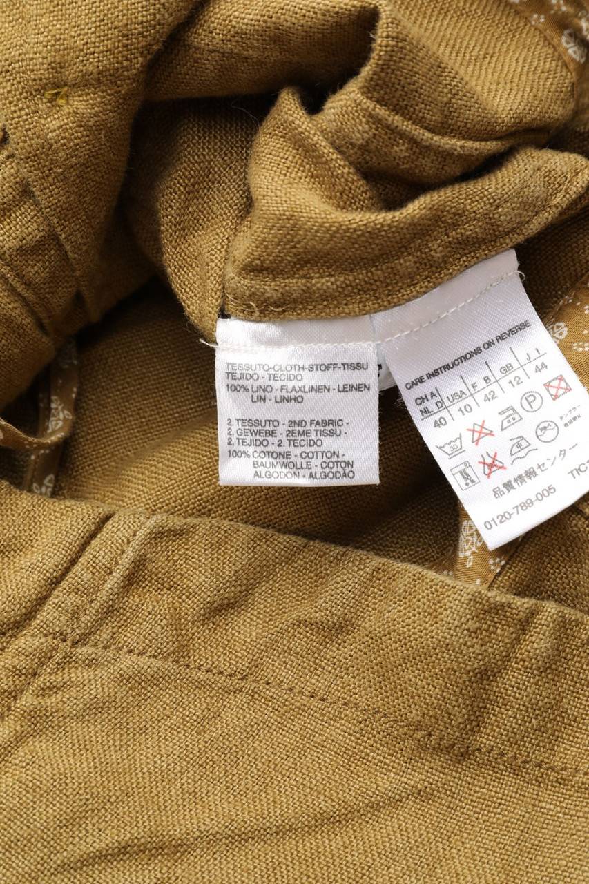 Carou Max Mara WEEKEND Leinen-Jacke Im Safari-Stil