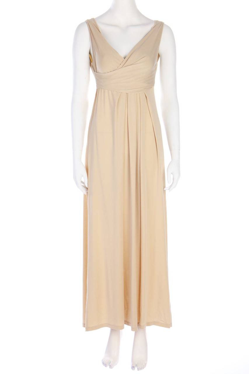 Carou Max Mara WEEKEND Maxi-Kleid mit Raffungen